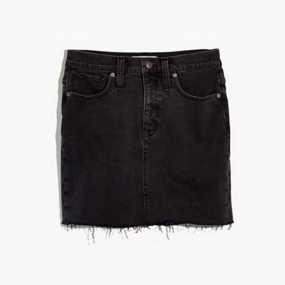 MADEWELL | Stretch Denim Mini Skirt, Ashcraft Wash - Picture 3 of 5